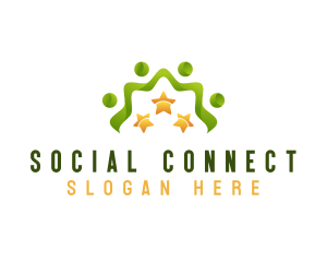 Social - People Social Foundation logo design