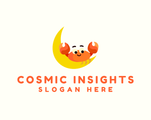 Astrology - Crab Moon Astrology logo design