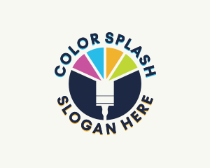 Painting - Paint Brush Painting logo design