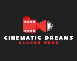 Movie Film Camera logo design