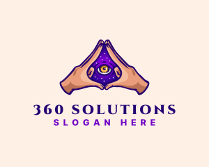 Mystical Eye Occult logo design