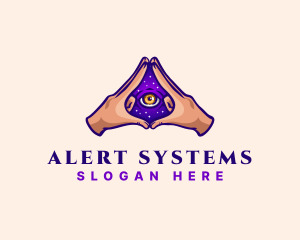 Mystical Eye Occult logo design