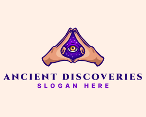 Mystical Eye Occult logo design