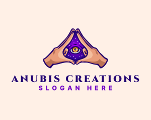 Mystical Eye Occult logo design