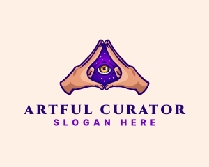 Mystical Eye Occult logo design