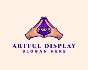 Mystical Eye Occult logo design