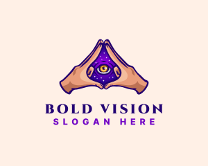 Mystical Eye Occult logo design