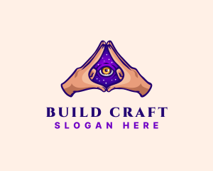 Mystical Eye Occult logo design