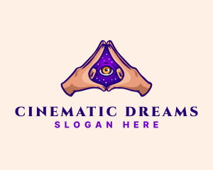 Mystical Eye Occult logo design