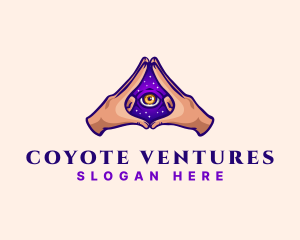 Mystical Eye Occult logo design