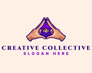 Mystical Eye Occult logo design