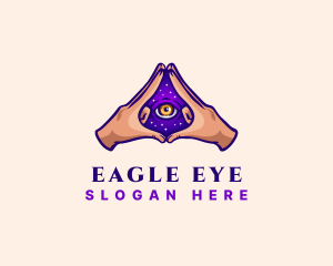 Mystical Eye Occult logo design