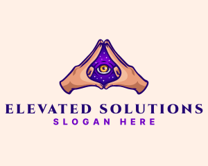 Mystical Eye Occult logo design