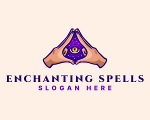 Mystical Eye Occult logo design