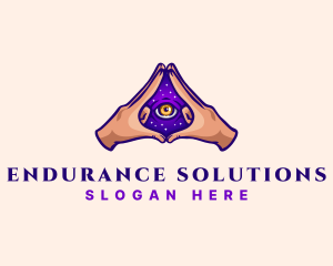 Mystical Eye Occult logo design