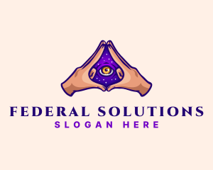 Mystical Eye Occult logo design