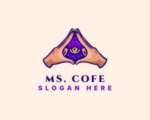 Mystical Eye Occult logo design