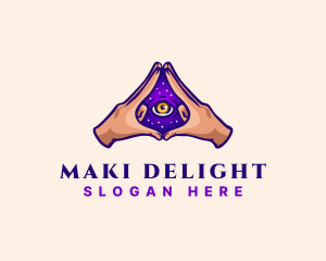 Mystical Eye Occult logo design