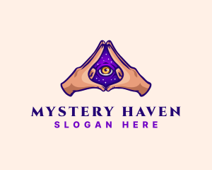 Mystical Eye Occult logo design