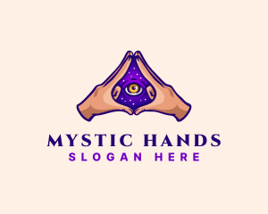 Mystical Eye Occult logo design