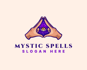 Mystical Eye Occult logo design