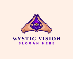 Fortune Telling - Mystical Eye Occult logo design