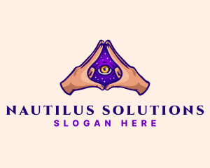 Mystical Eye Occult logo design