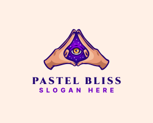 Mystical Eye Occult logo design