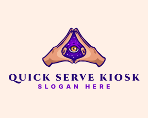 Mystical Eye Occult logo design