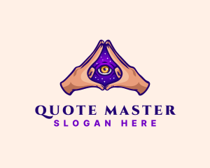 Mystical Eye Occult logo design