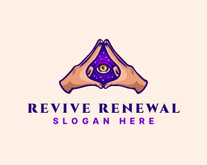 Mystical Eye Occult logo design