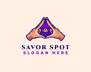 Mystical Eye Occult logo design