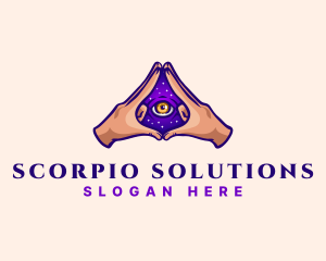 Mystical Eye Occult logo design