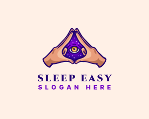 Mystical Eye Occult logo design