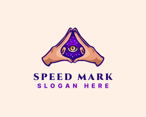 Mystical Eye Occult logo design