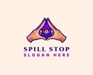 Mystical Eye Occult logo design