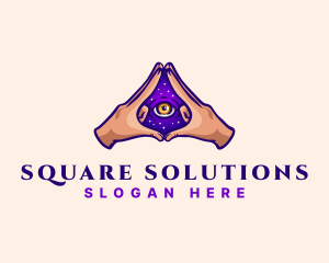 Mystical Eye Occult logo design