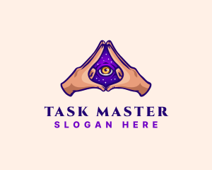 Mystical Eye Occult logo design