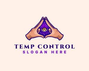 Mystical Eye Occult logo design