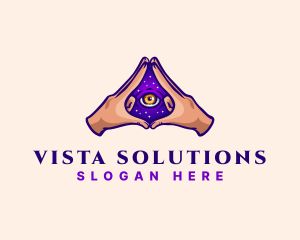 Mystical Eye Occult logo design