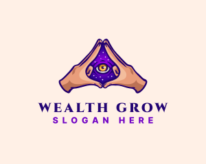 Mystical Eye Occult logo design