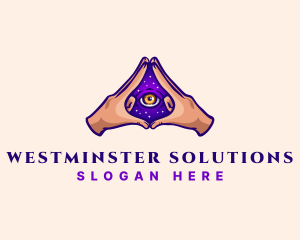 Mystical Eye Occult logo design