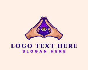 Spell - Mystical Eye Occult logo design
