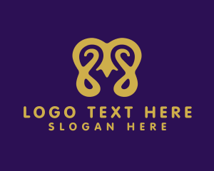 Letter M - Elegant Decoration Letter M logo design