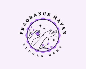 Fragrant Floral Perfume logo design