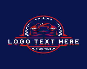 Race Car Automobile Logo