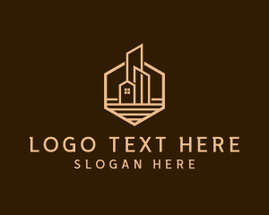 Hexagon - Property Building Architect logo design