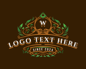 Decor - Natural Ornamental Leaf logo design