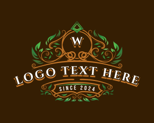 Natural - Natural Ornamental Leaf logo design