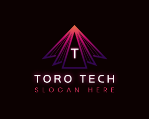 Modern Triangle Company logo design